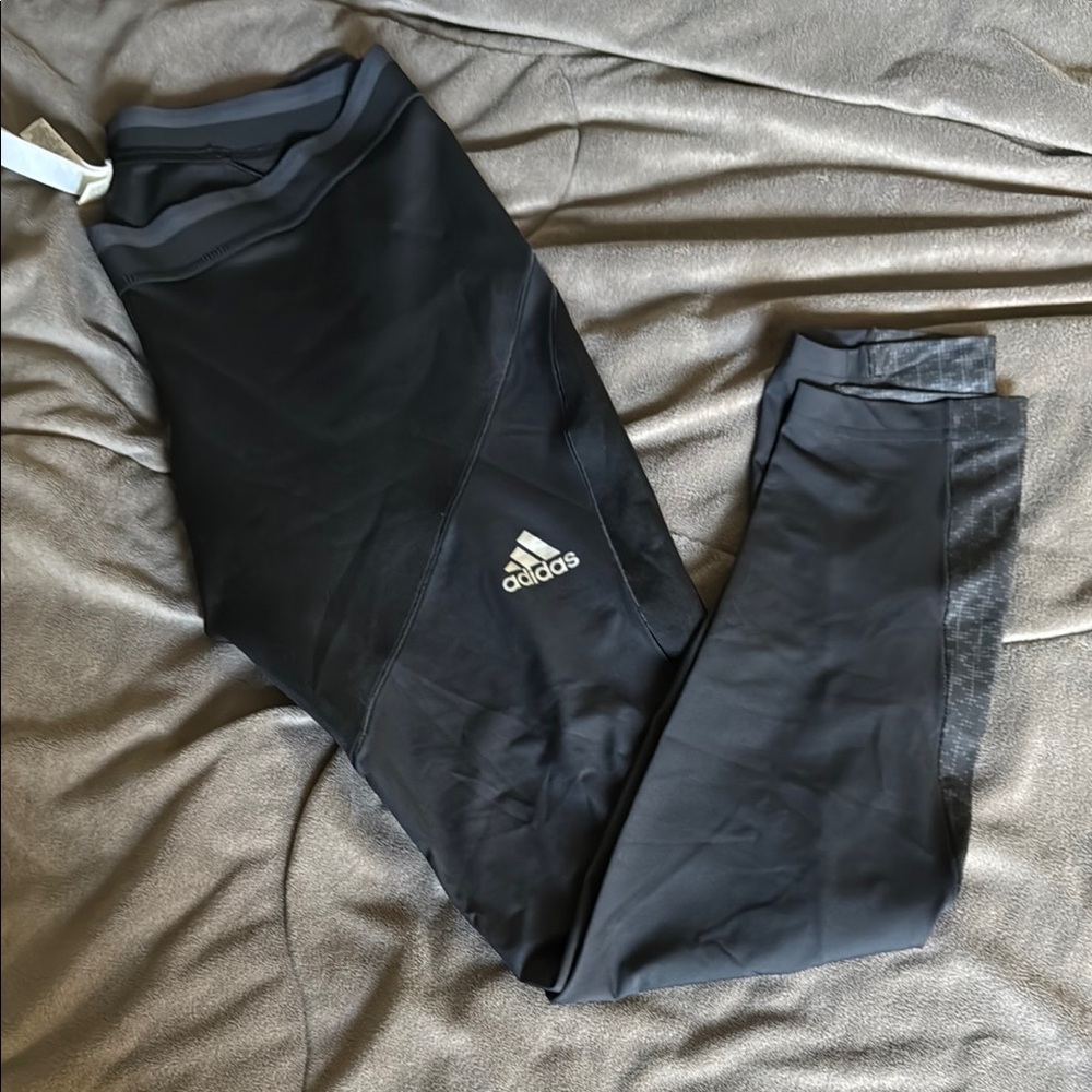 Adidas Black 7/8 Leggings Athletic Wear